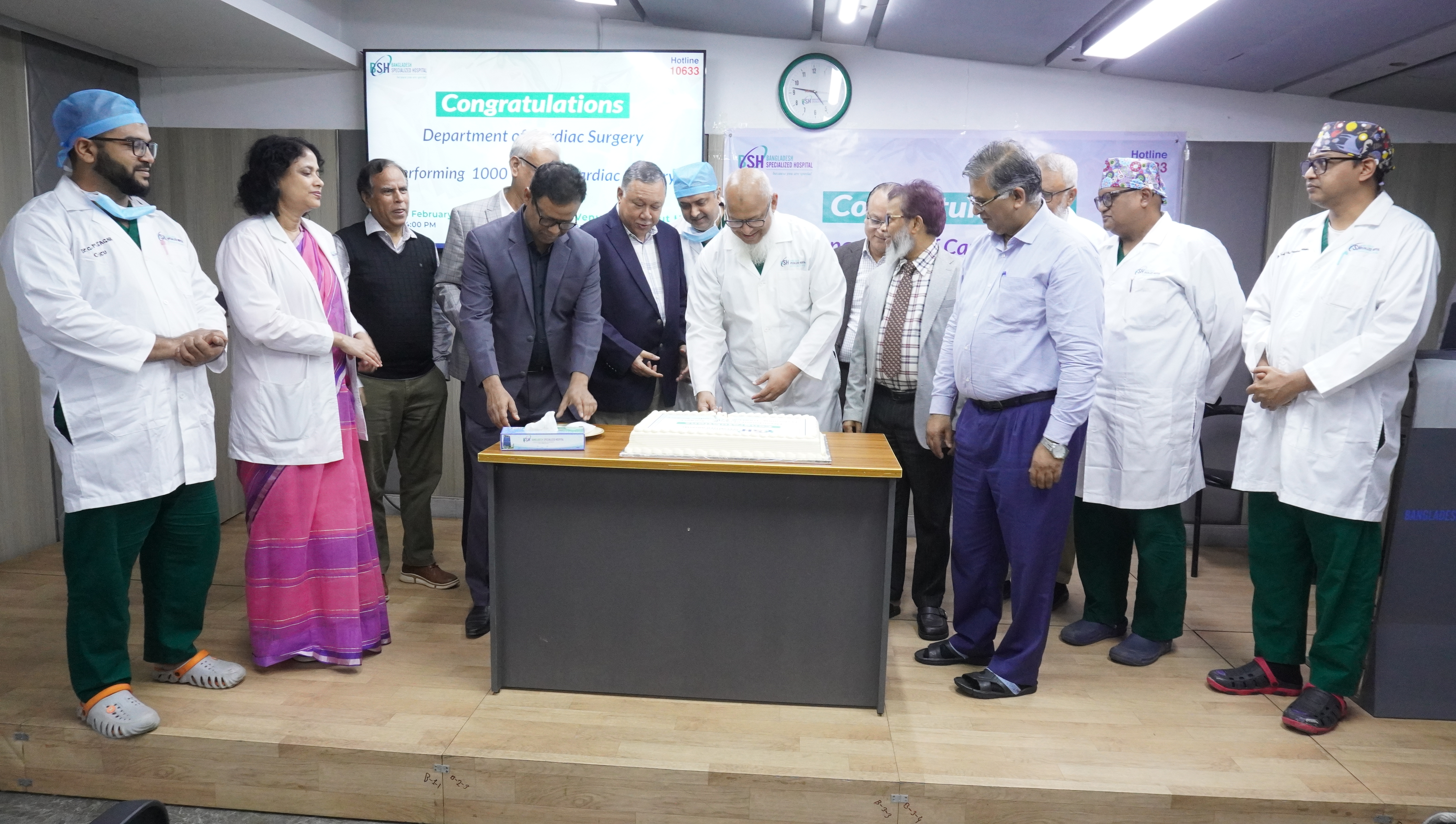 Celebration of 1000 Cardiac Surgeries